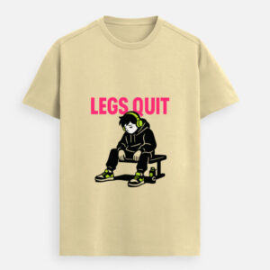 Legs Quit Gym T-Shirt – Funny Workout Graphic Tee | Unisex Fitness Streetwear